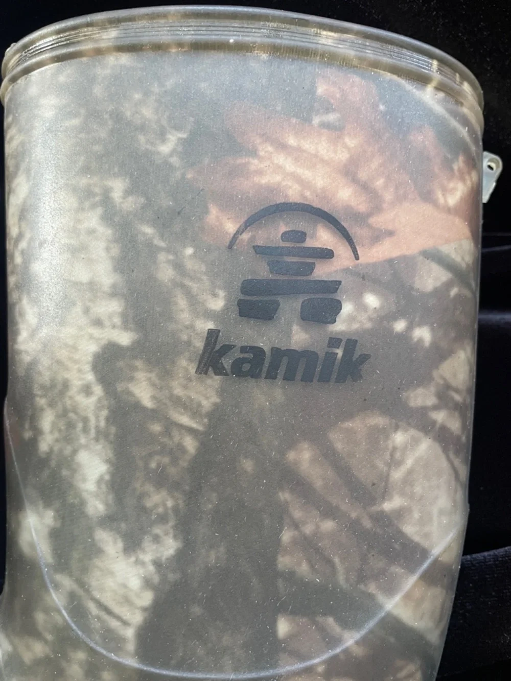 Kamik Kids' Stomp Camo Rain Boots Sz 12 very nice condition!